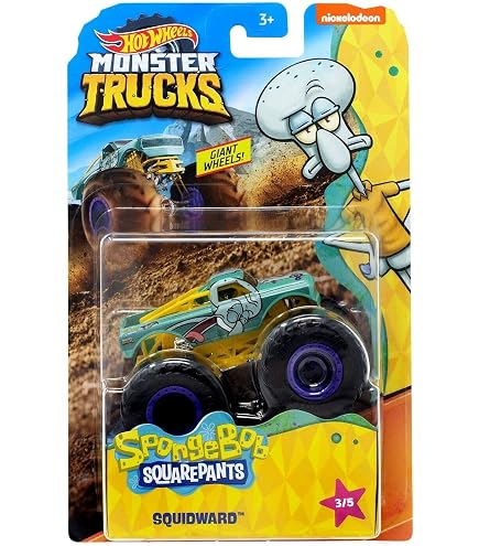Amazon | Hot Wheels モンスタートラック スポンジボブ スクエアパンツ